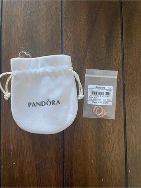 Pandora Rose Gold Hoop Earring Set with Branded Pouch